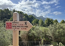Wandern_Schild_Estellenc_Tramuntana