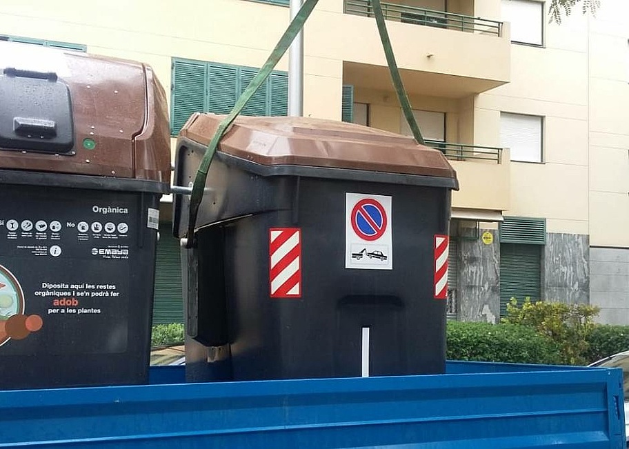 In Calvià wird der Müll vor der Haustür abgeholt