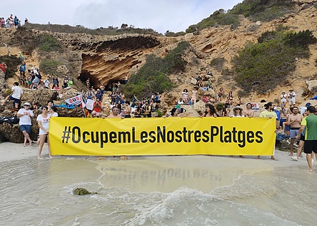 ProtestaktionStrandJuni_MallorcaPlatjaTour
