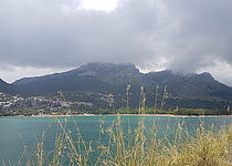 Staussee_Wolken_Tramuntana_Gorg_Blau