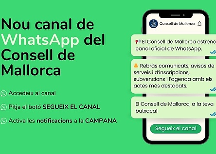 NeuerWhatsappKanalInselrat_ConselldeMallorca