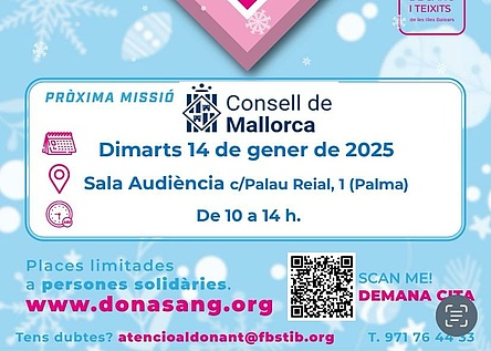 BlutspendeaktionJanuar25_ConselldeMallorca