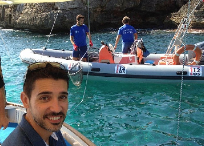 Müllboote auf den Balearen wieder im Einsatz