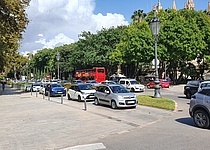 Verkehr_Ausfahrt_Parkhaus_Feierabend_Stadtzentrum