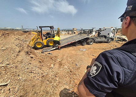Son_Banya_Bagger_Policia_de_Palma