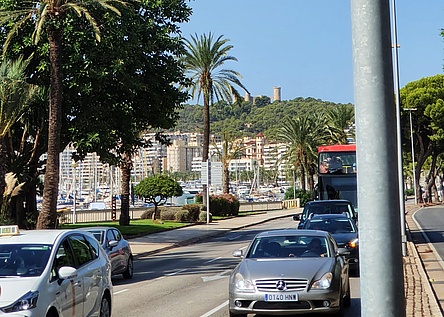 PaseoMaritimo_Verkehr_View_CastellBellver