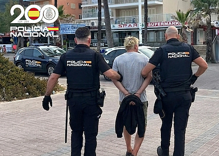 Festnahme_Deutscher_Kuechenmesser_Playa_de_Palma_Policia_Nacional