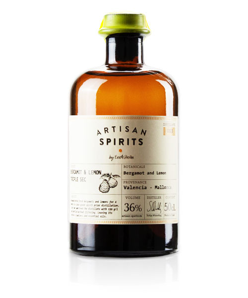 Gin Eva Bergamot & Lemon 36°, 0,5-l-Flasche