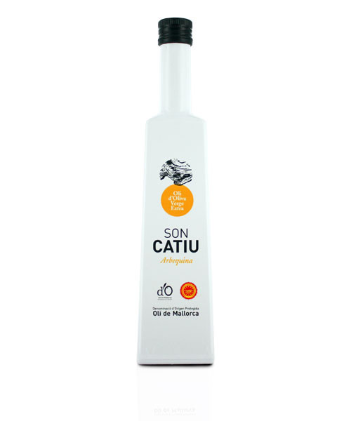 Son Catiu Oli d´oliva v. extra Arbequina D.O., 0,5-l-Flasche