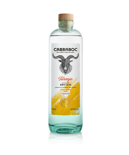 Cabraboc Dry Gin Orange 44 %, 0,7-l-Flasche