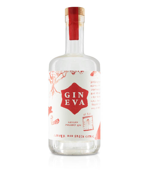 Gin Eva Mallorca Dry Gin 45°, 0,7-l-Flasche