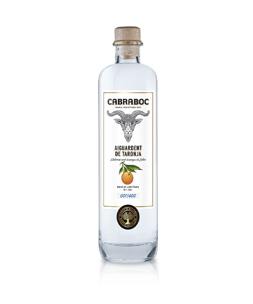 Cabraboc Aiguardent de Taronja, Orangengeist 40 %, 0,5-l-Flasche