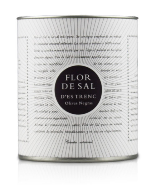 Gusto Mundial Flor de Sal Flor de sal con aceitunas negras, 150-g-Dose